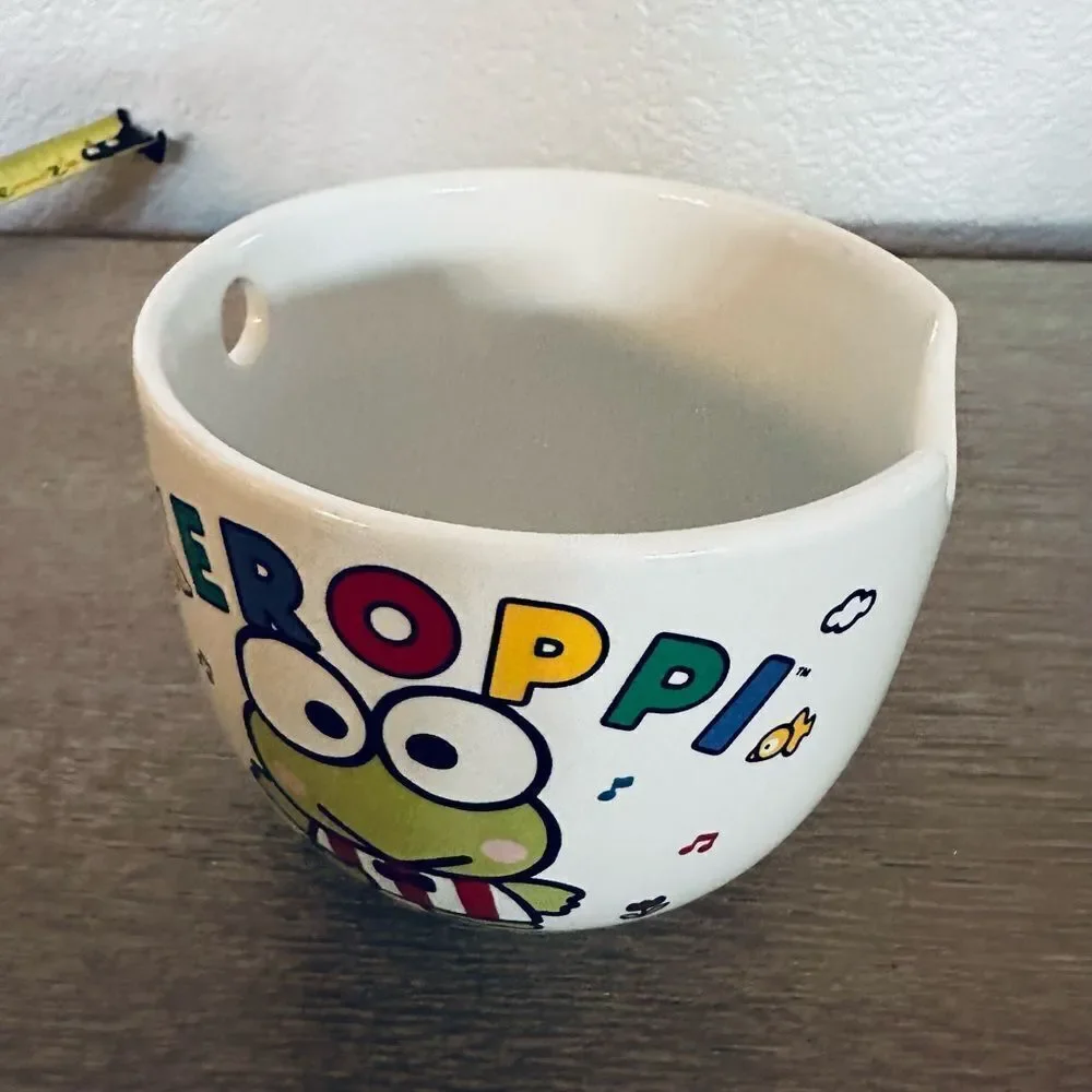 Sanrio Keroppi Ramen Noodle Ceramic Dinner Bowl Cup